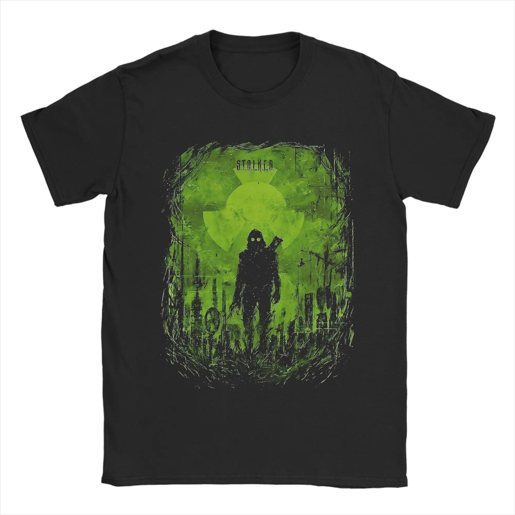 Stalker Game  Cotton T Shirt For Man Summer  Y2K Fun T-Shirts O-Neck Fashion Tees Oversized Wholesale Clothes