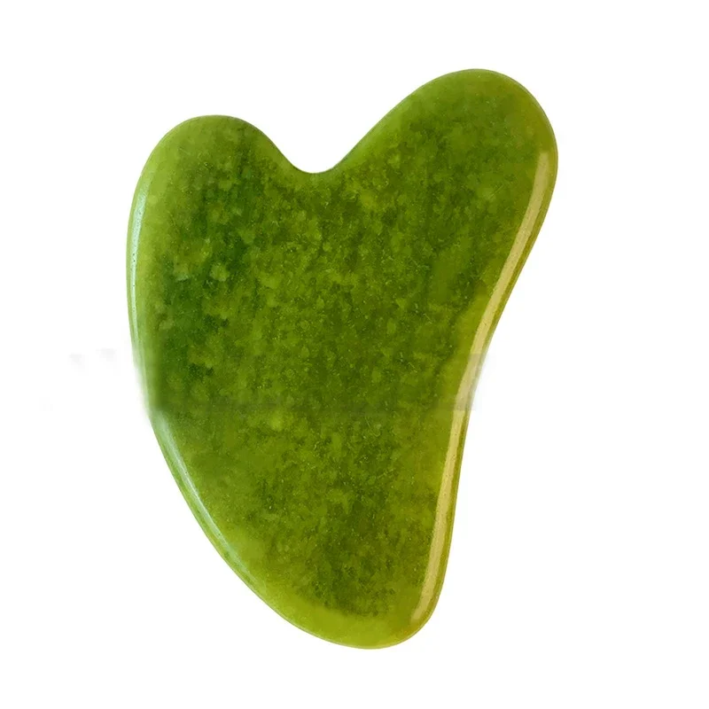 Rodillo de Jade Natural para masaje Facial, masajeador de piedra Gua Sha, antiarrugas, belleza Facial, cuidado de la piel, herramientas de masaje