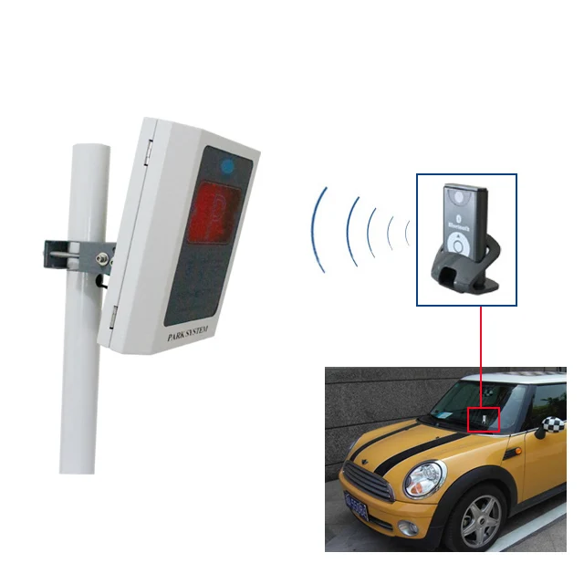 RFID Card reader with active tags for vehicle parking management system and access control