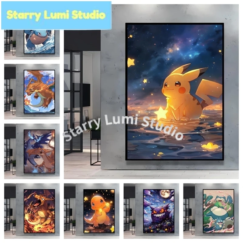 

Очаровательная настенная картина с изображением Пикачу, напечатанная на высококачественной алмазной ткани. Это идеальный выбор для коллекции и декора.