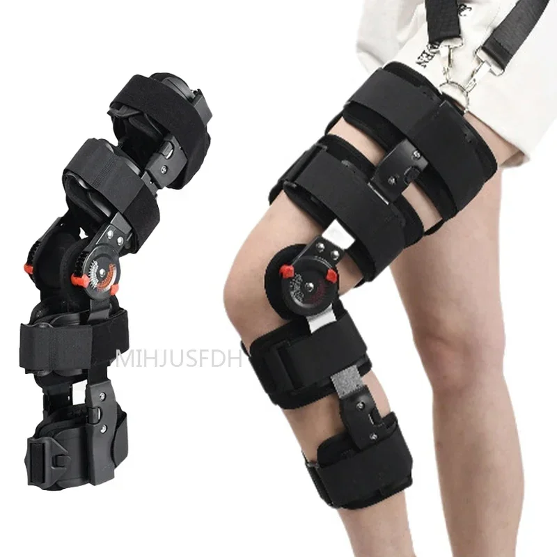 New Model Orthopedic Support Stabilizer After Surgery Adjustable Hinged Knee Brace Knee Joint Fixation Stretcher