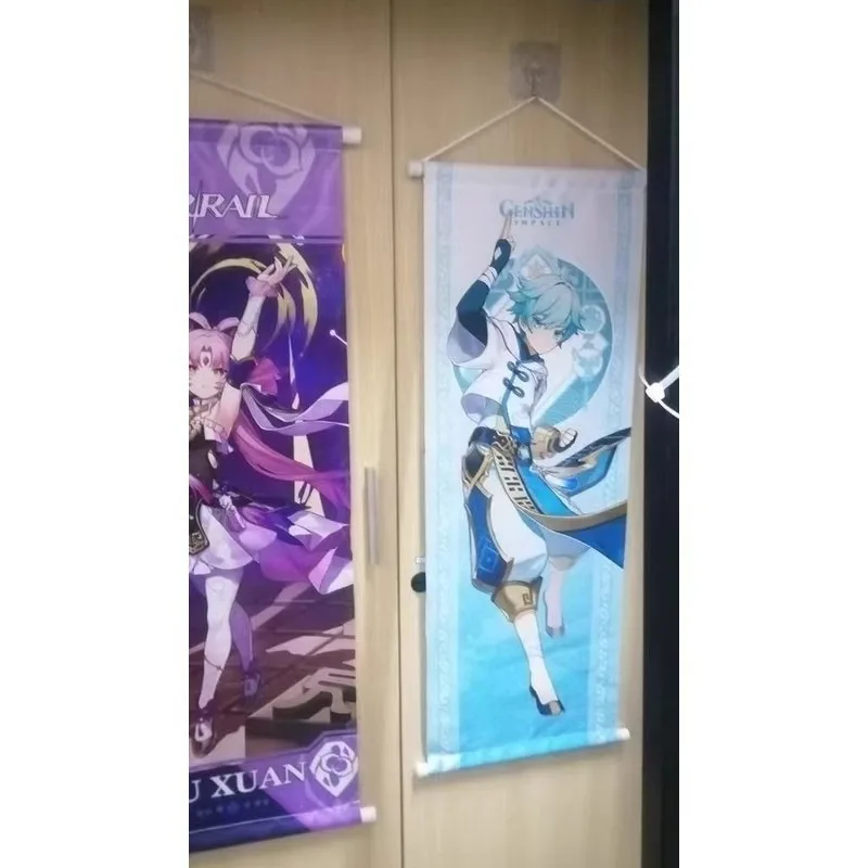 Gioco di moda Love and Deepspace Figure Poster Hangin Scroll Xavier Zayne Rafayel Ralayo Sylus Caleb regalo di compleanno