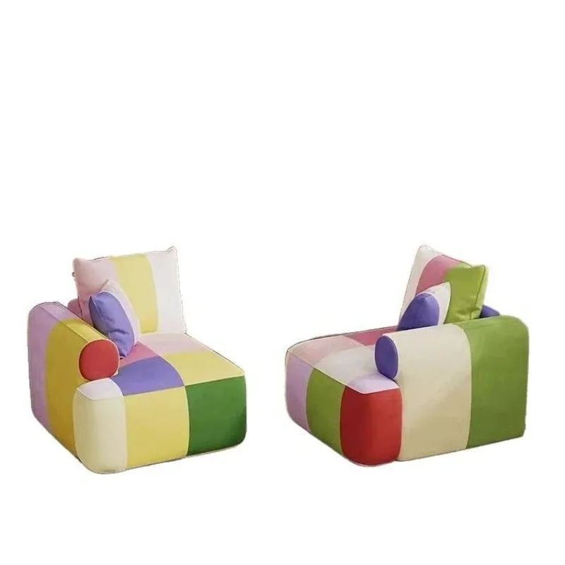 

Reading corner, reading hall, small sofa, small apartment, living room sofa, bedroom, double dopamine fabric sofa