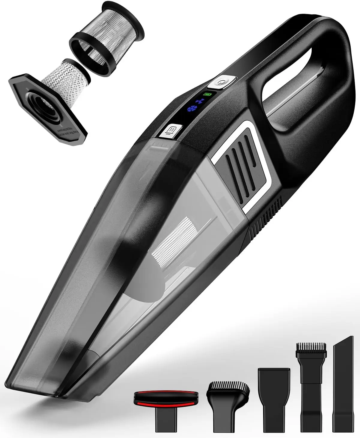 

Беспроводной ручной пылесос, всасывание 9000 Па, 2 режима, быстрая зарядка, легкий портативный автомобильный и домашний пылесос