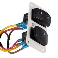 SEAFLO SFSP-015-03 12V-24V Electric Marine Toilet Switch for Marine Toilet
