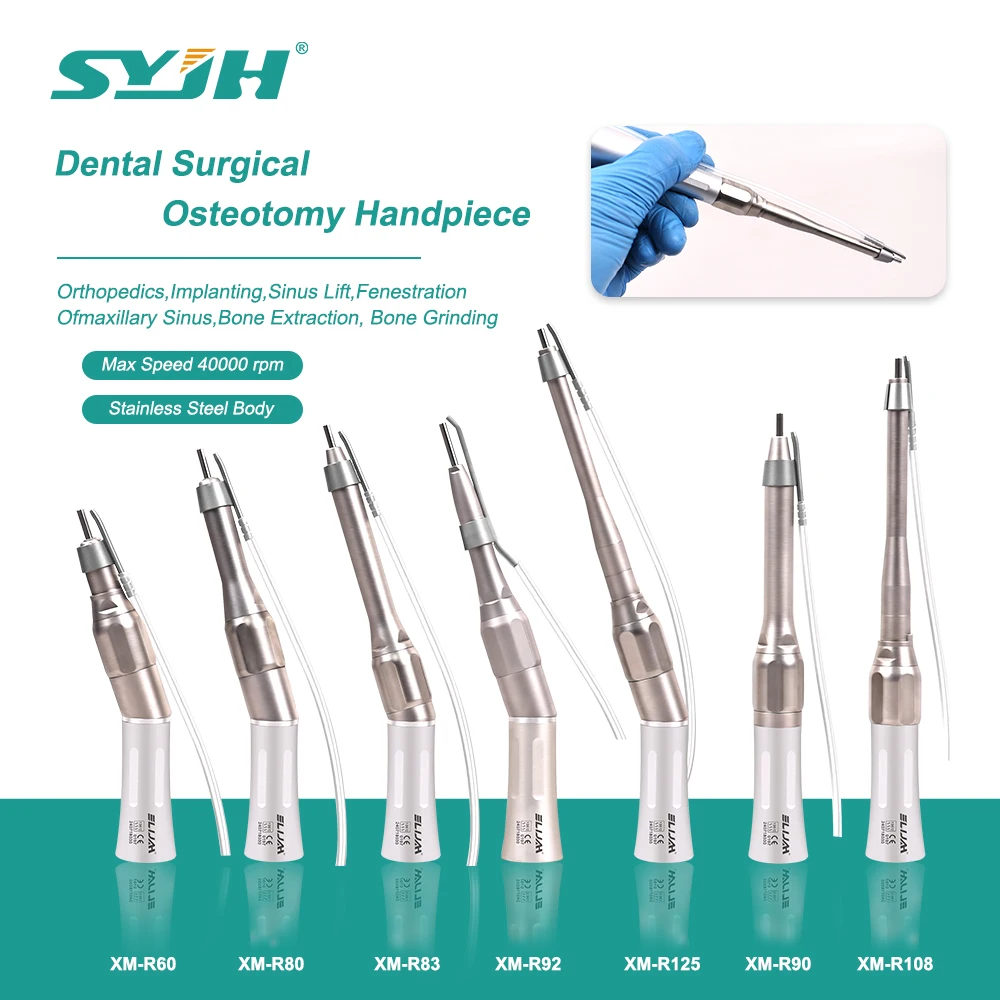 

Dental Surgical Handpiece 20 Degree Angle Micro Surgery Straight Handpiece 1:1 Direct Drive Dental Surgical Osteotomy Handpiece