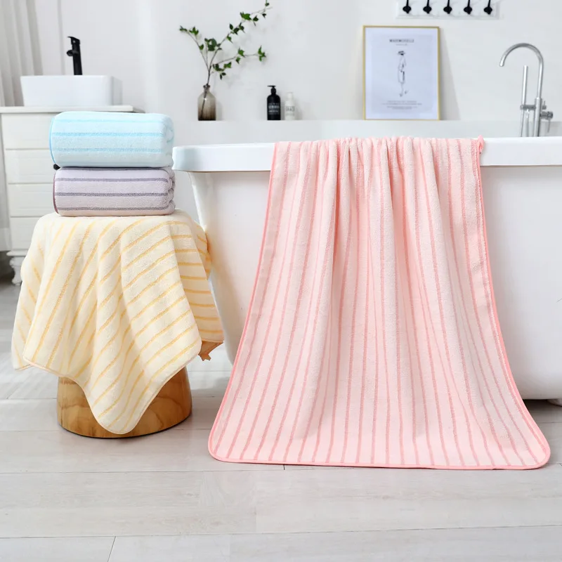 

Bath Towel Coral Velvet Large Bath Towel 70*140cm Bath Quick Dry Soft Absorbent Bath Towel