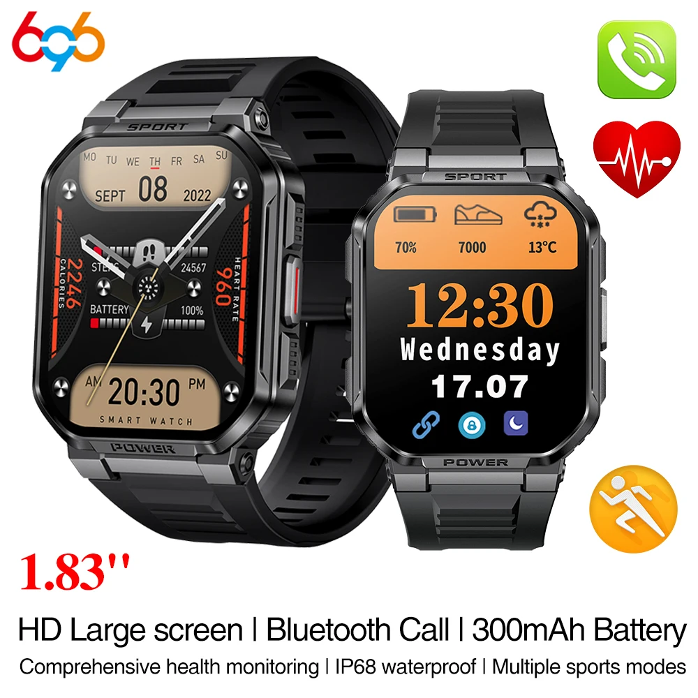 Reloj Inteligente 2026 Actualizado con Pantalla Táctil Grande, Alertas de Mensajes, Llamadas Inalámbricas, Contador de Pasos, Monitor de Salud para iPhone y Android