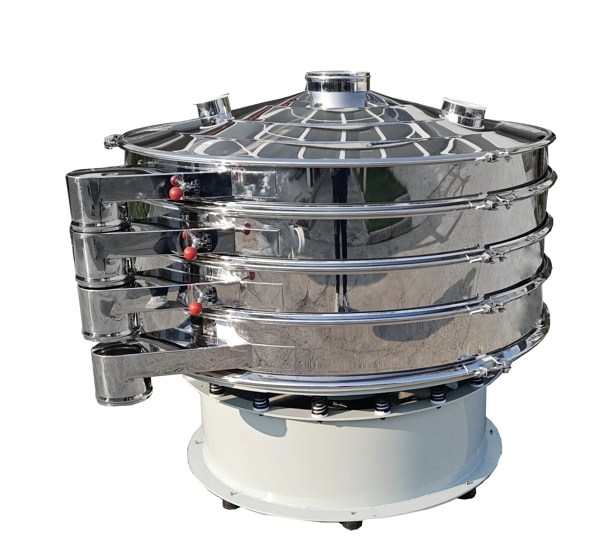 Rice Husk Sifting Sieve Efficient Granule Separation Vibrating Screen for Farm Industry Granule Separation