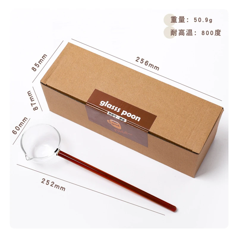 Creative Milk Coffee Dessert Glass Spoon Ice Cream Dessert Scoop Tea Stirring Cocktail Teaspoon Handmade Sharp Mouth Soup Spoon