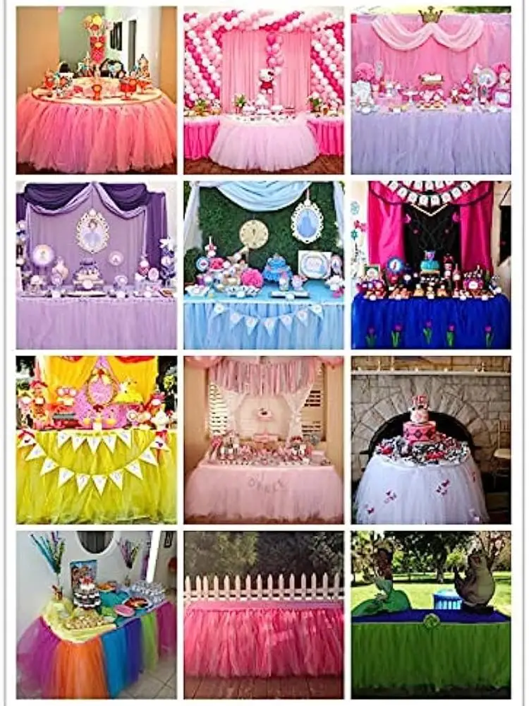 2Pcs Tulle Roll Organza Fabric Spool Tutu Skirt Girl Baby Shower Decorations Wedding Party Supplies (15cm*91.4m)