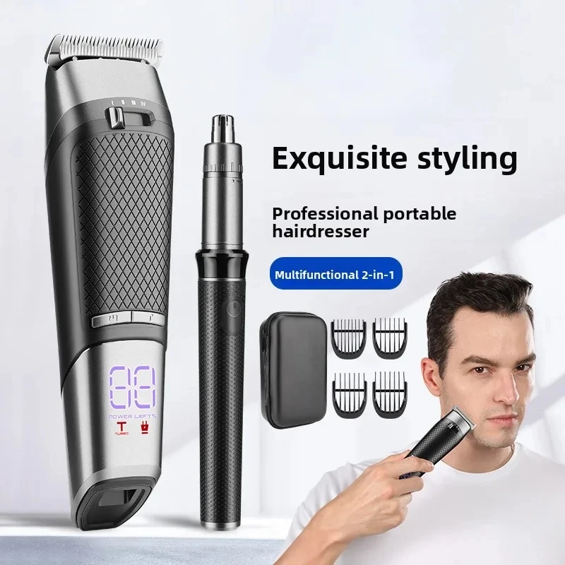 

Youpin Hair Clippers for Man Blade Nose Hair Trimmer Set Professional Cordless Barber Clippers Set Cutting Beard Trimmer