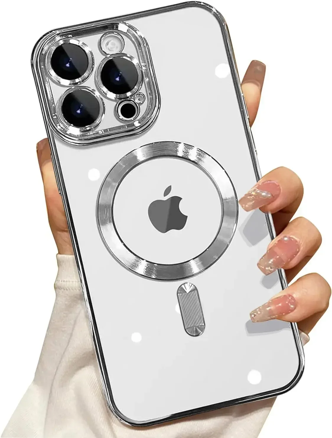 Vollschutz Magnetisches Kabelloses Ladegehäuse für Magsafe für iPhone 18 17 16 15 14 13 12 Pro Max mit Kameraobjektivschutz
