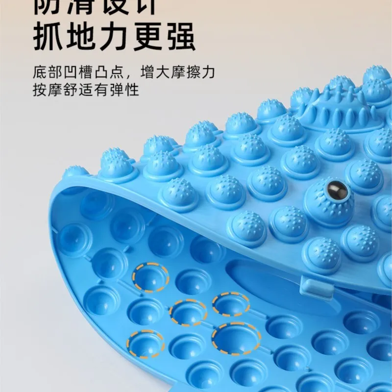 Foot massage cushion acupoints foot massage fitness equipment circular imitation pebbles toe platen pedicures