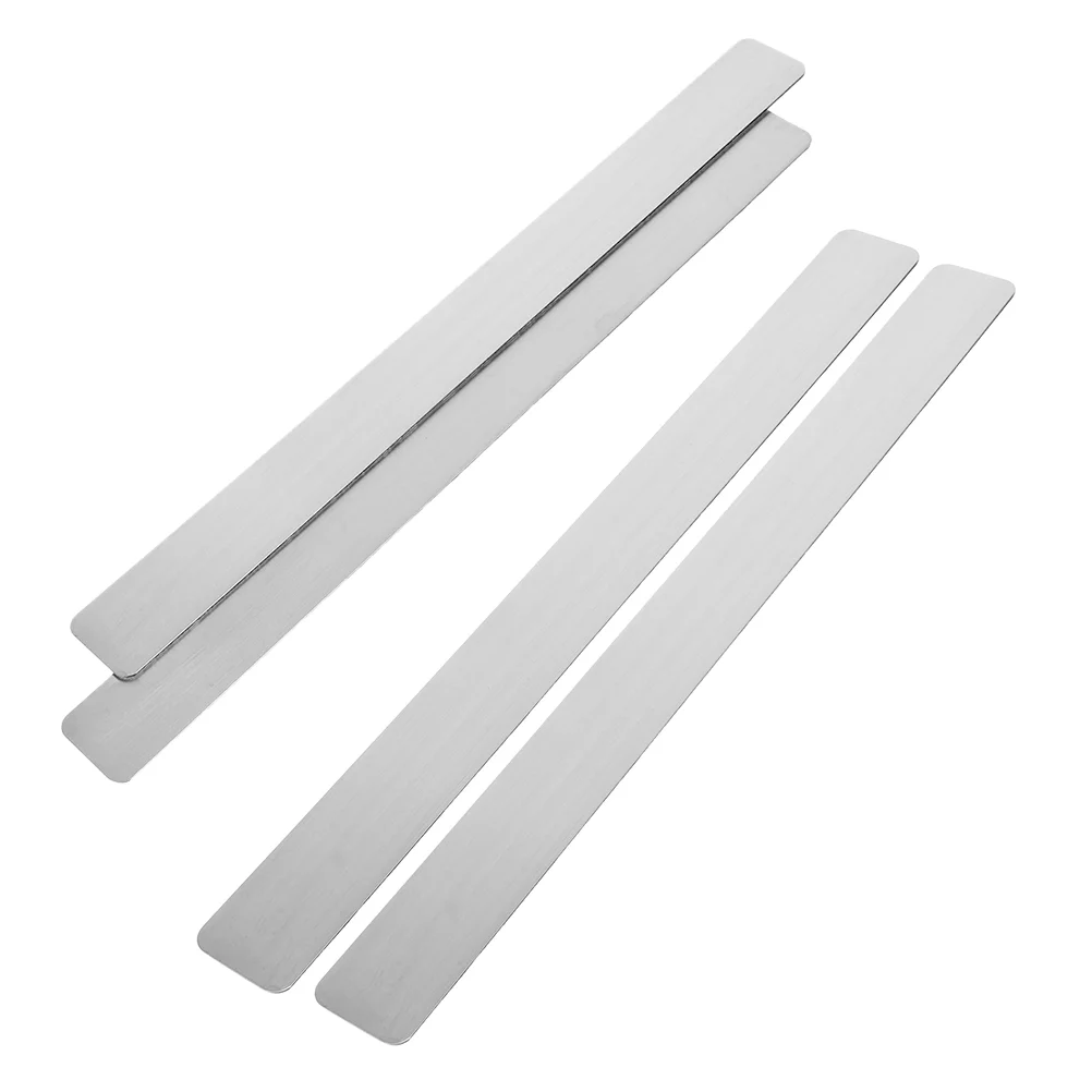 4 Pcs Bulletin Board Iron Sheet Wall Magnetic for Boards Walls Adhesive Strips with Backing