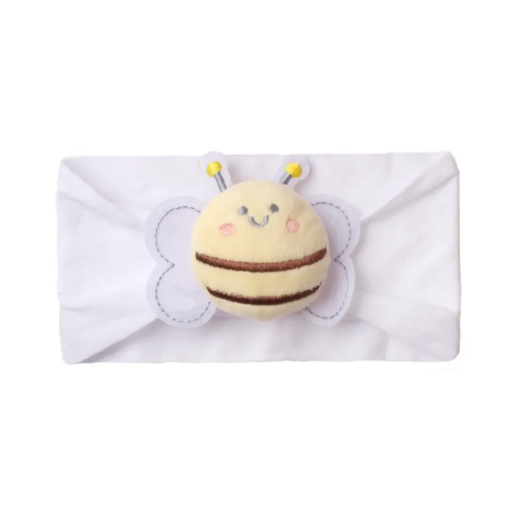 Adorable Hair Band Newborn Baby Girls 3D Bee Headbands Spring Autumn Infant Boys Girls Cute Hair Accessory Soft Elastic Band