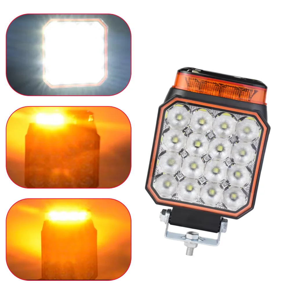 

Alloy and PC and LED 4 Inch LED Light for 12-24 V Dc Vehicles Including Off-Road Vehicles Trucks Warning Lights