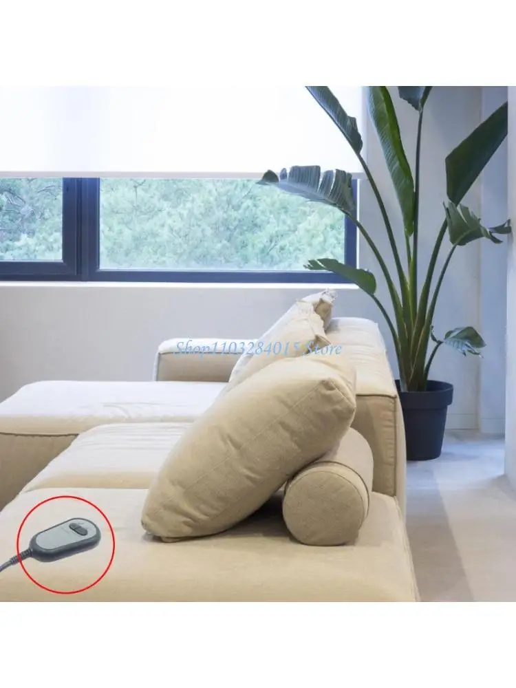 R6FF تركيب سريع للأريكة الكهربائية، مفتاح تحكم مزدوج، توافق عالمي، 2 زر، مفاتيح يدوية للتحكم