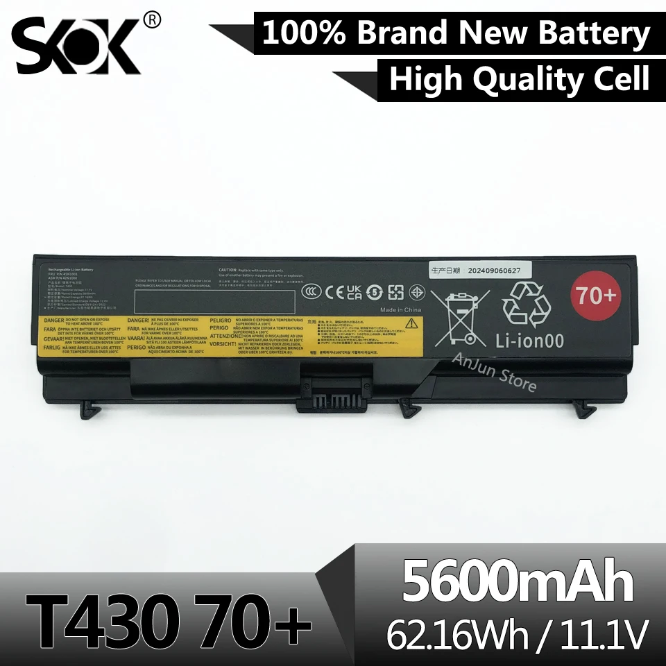 45N1001 42N1000 Laptop Battery for Lenovo ThinkPad T430 T430i T530 T530i W530 W530i L430 SL430 45N1006 45N1007 57Y4185 57Y4186