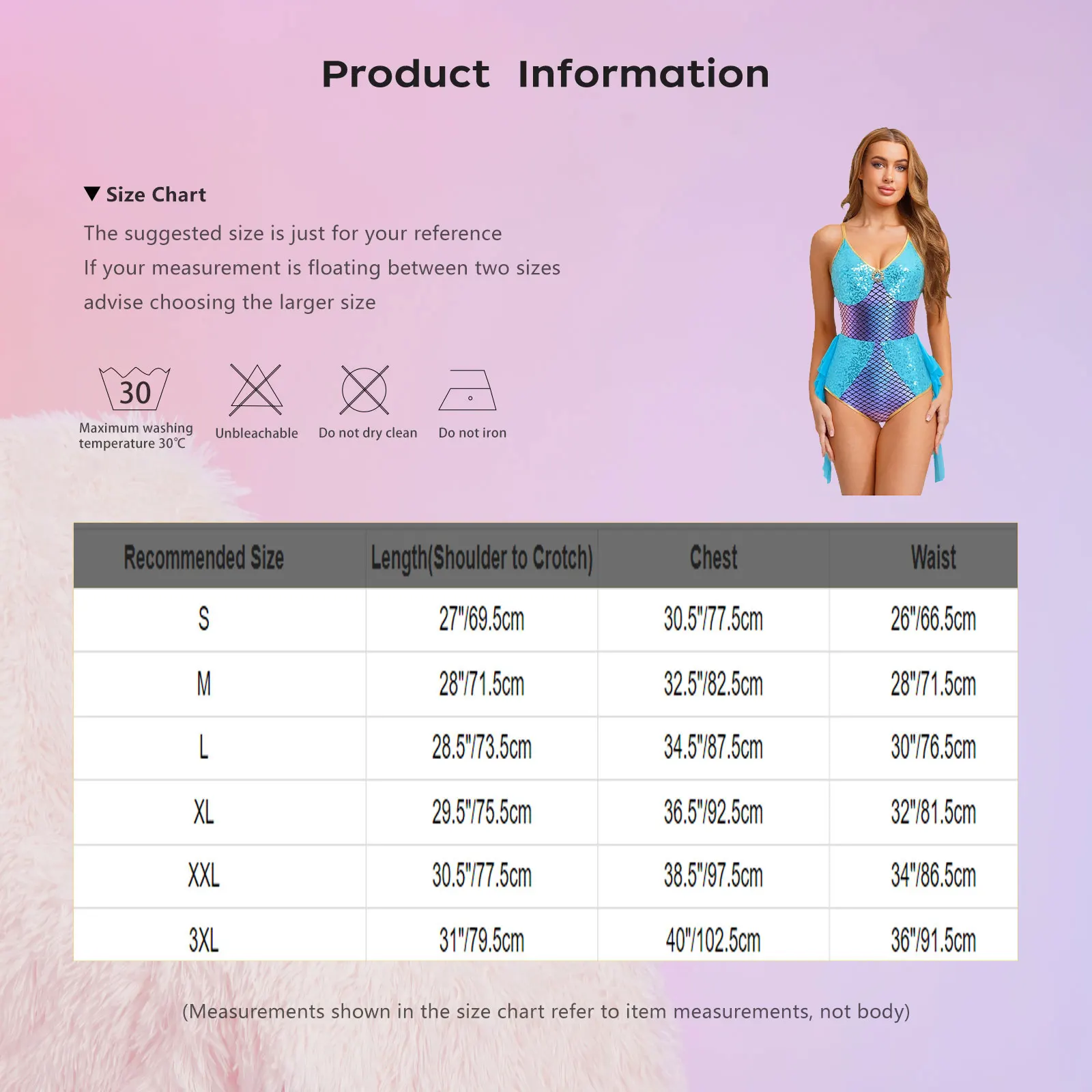 

Women Mermaid Cosplay Costumes Halloween Rave Party Sequins Metallic Fish Scale Print Sleeveless Leotards Ruffle Mesh Jumpsuit