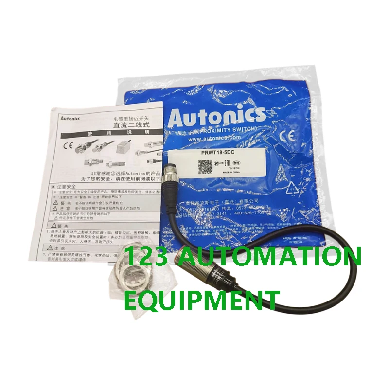 Authentic New Autonics PRWT18-5DC 8DC 5DO 8DO Cylindrical Proximity Switch Sensor Wiring Lead-Out Type