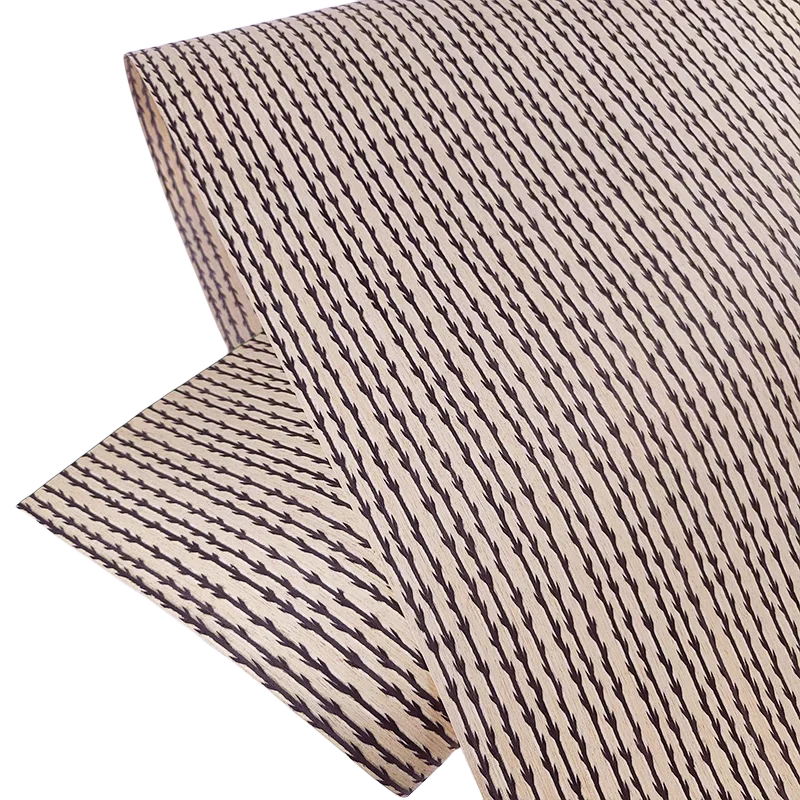 Reconstituted Engineered Wood Veneer with Willow Grain, E.V., Fleece Backing, 60x250cm,1 Piece, for Furniture & Home Decor