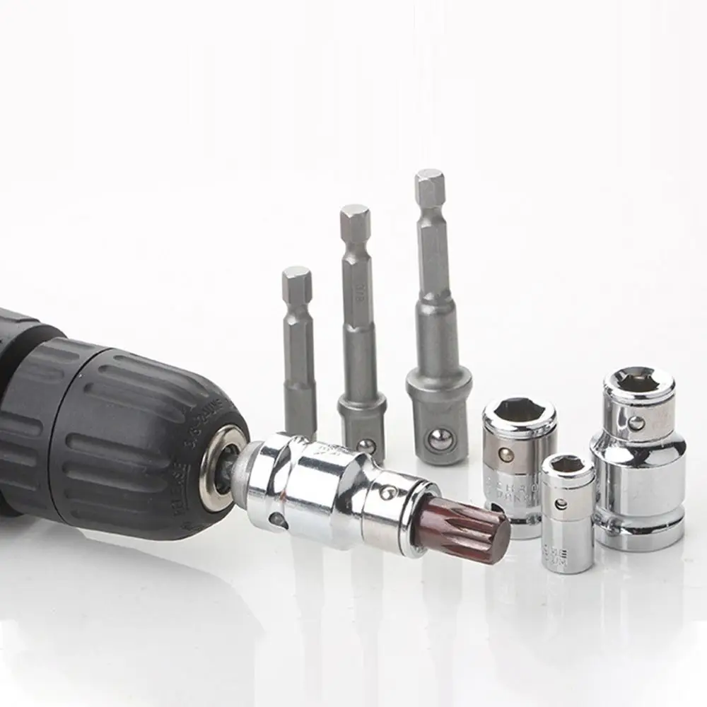 High Quality Universal Ratchet Socket Adapter 1/4 3/8 1/2 Hand Too Ratchet Wrench Adapter Impact Socket Converter Wrench