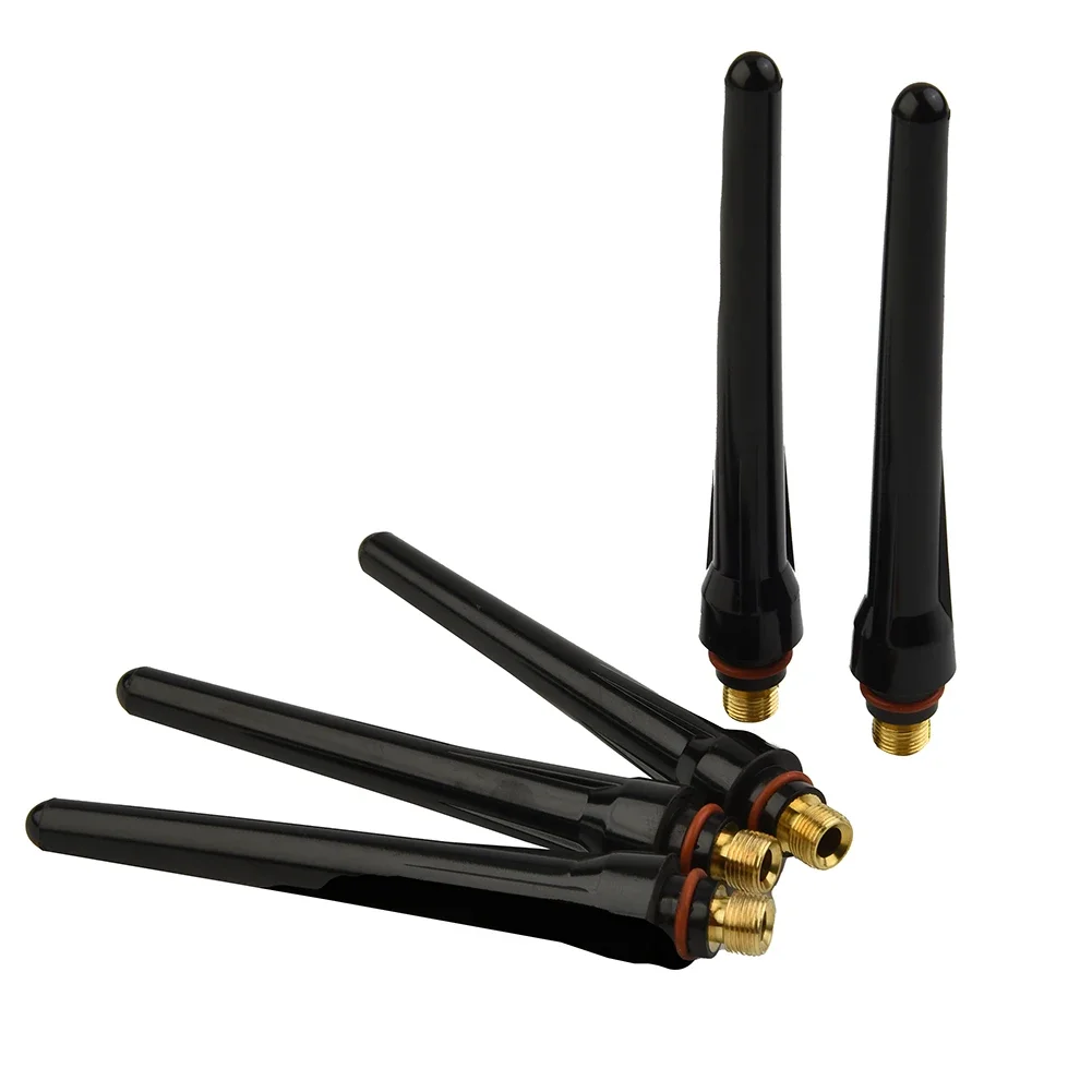 

Black Long Back Cup For Tig Welding Torch 5pcs Accessory Tool 57Y02 WP-17 WP-26 WP26 Kit Lot Pro New Part Accs