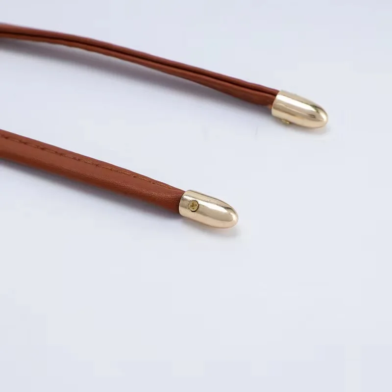 1Pcs PU Leather Drawstring Pull String Detachable Bucket Bag Strap Slide String Keeper Drawstring Backpack Accessories image 6