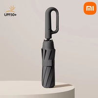 Xiaomi Windproof Umbrella Strong 107CM Reinforced Automatic Folding Umbrella Large Buckle Handle Wind Water Sun Resistant New