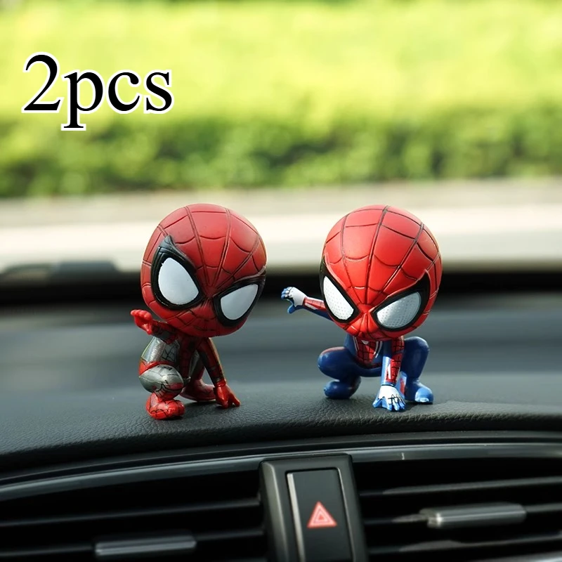 

Cartoon Avengers Spider Man Cute Action Figure Posture Anime Decoration Collection Figurine Toy Model Ornaments Children Gift