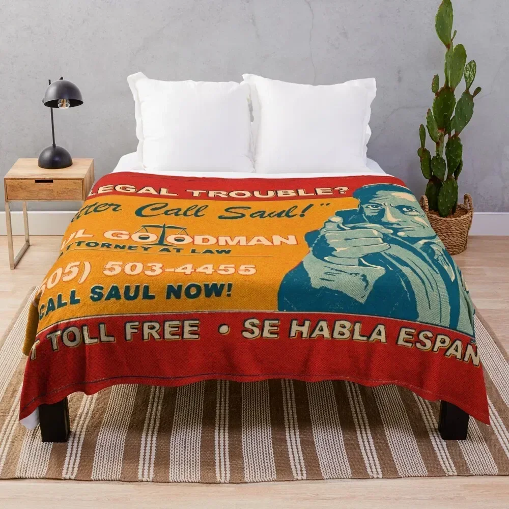 

Better Call Saul Legal Trouble Throw Blanket Bed linens Polar Travel Blankets