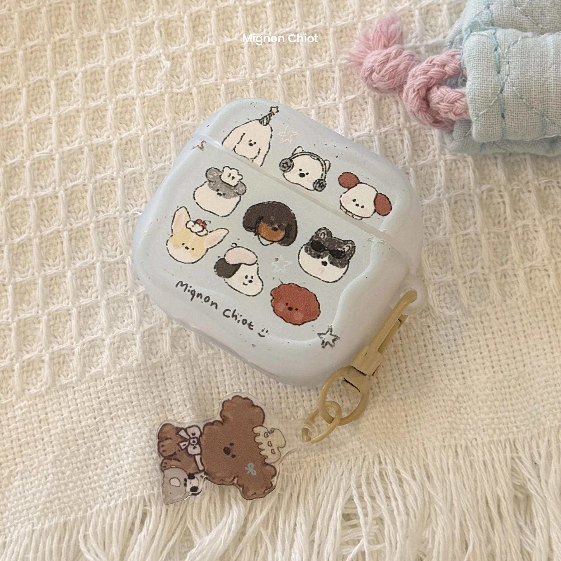 

Креативный защитный чехол с милой собакой для Apple Airpods Pro 3, 1/2 Bluetooth 4-го поколения Pro 2, чехол для наушников 3, мультяшный кулон