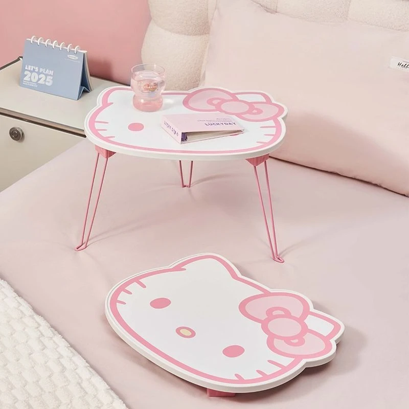 

Новая складная настольная доска Sanrio Hello Kitty с большой головой, для общежития и дома, легко хранить, милый мультяшный дизайн, кавайный, очаровательный, 2026