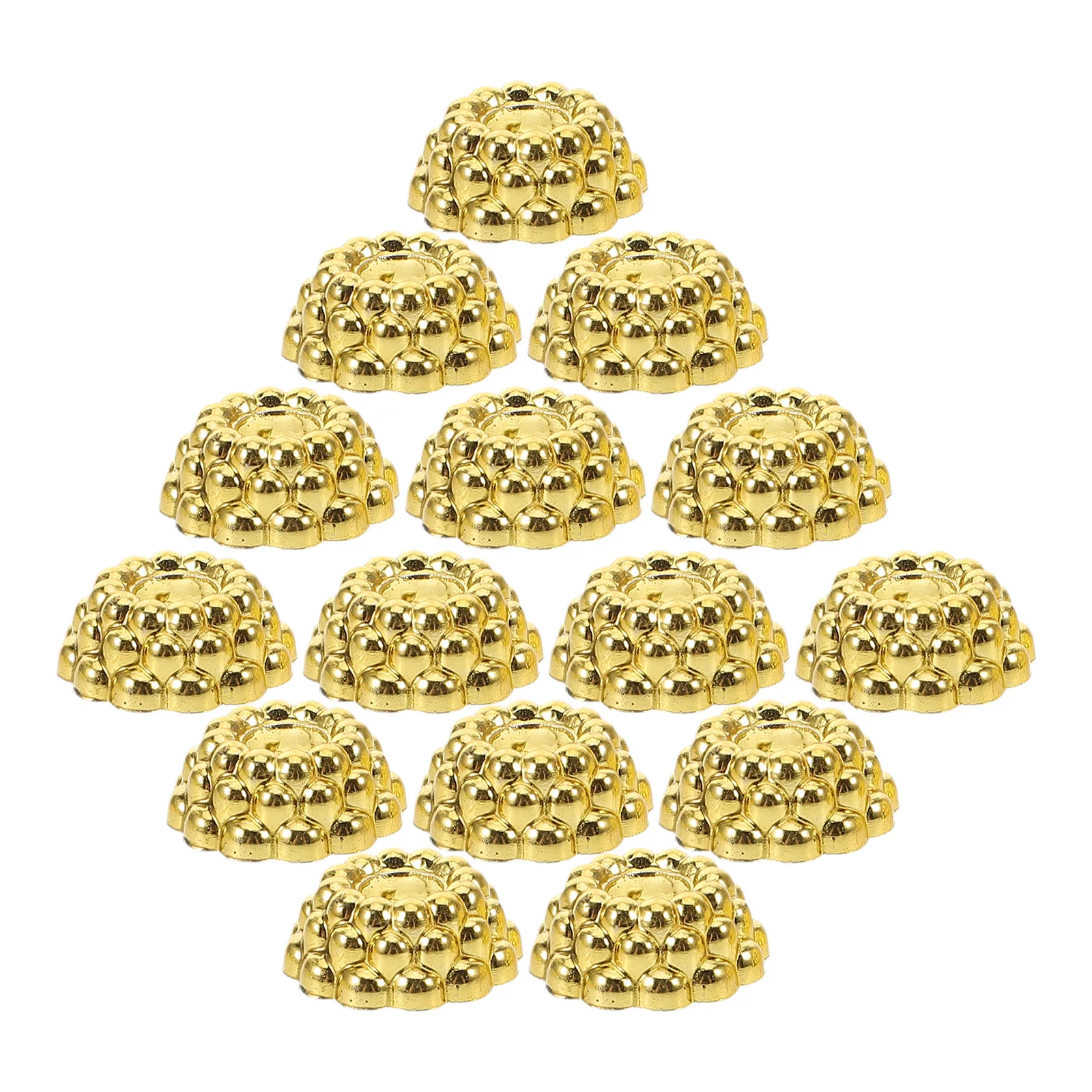 

100pcs Christmas Ball Hat Accessories Plastic Xmas Ornament Caps For Diy Holiday Decor Tree Pendant Baubles Replacement