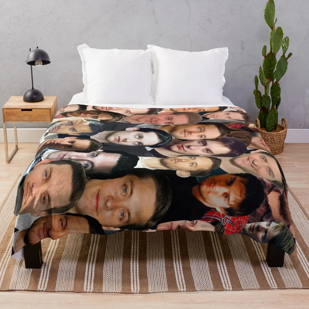 Tobey Maguire Photo Collage Throw Blanket for sofa Comforter Blankets