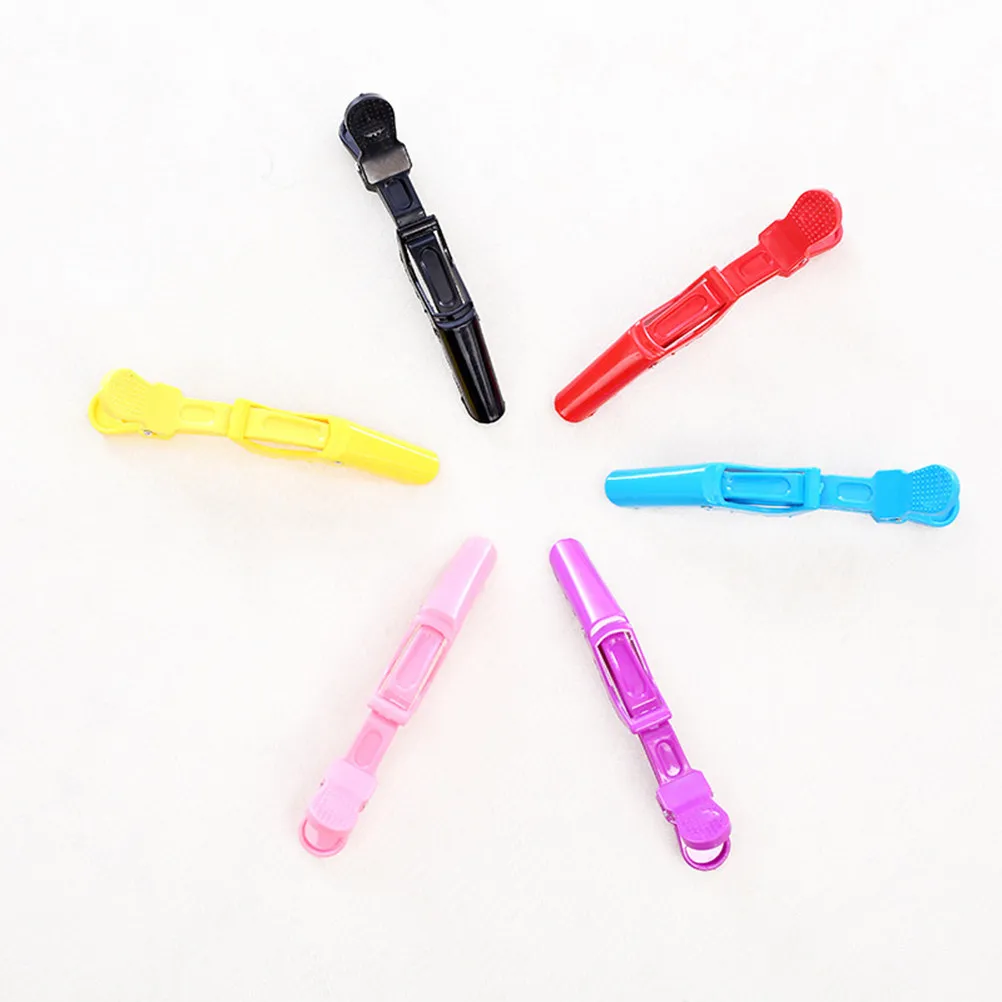 

24Pcs Colorful Alligator Hair Pins Strong Spring Prong Clips for Women Hair Styling Curl Holding Sectioning Daily Wear