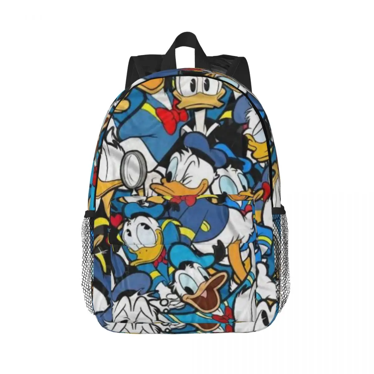 Donald Duck tas sekolah ringan, tas sekolah ringan, motif bebek, untuk sekolah, luar ruangan, belanja, kantor 15 inci