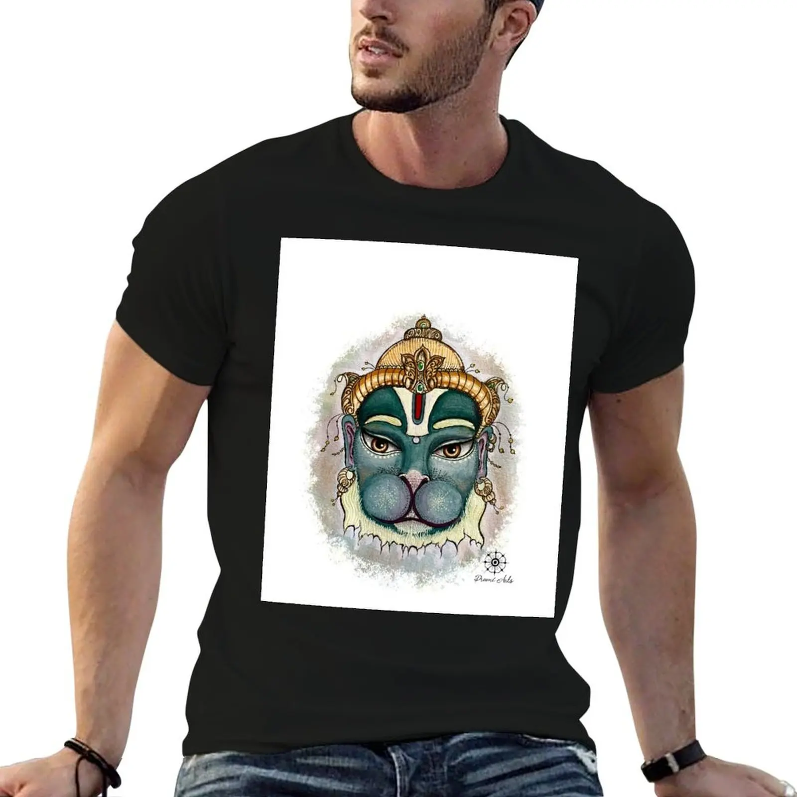 

Hanuman T-Shirt t shirts cotton 100% printed t shirts for man T-Shirt