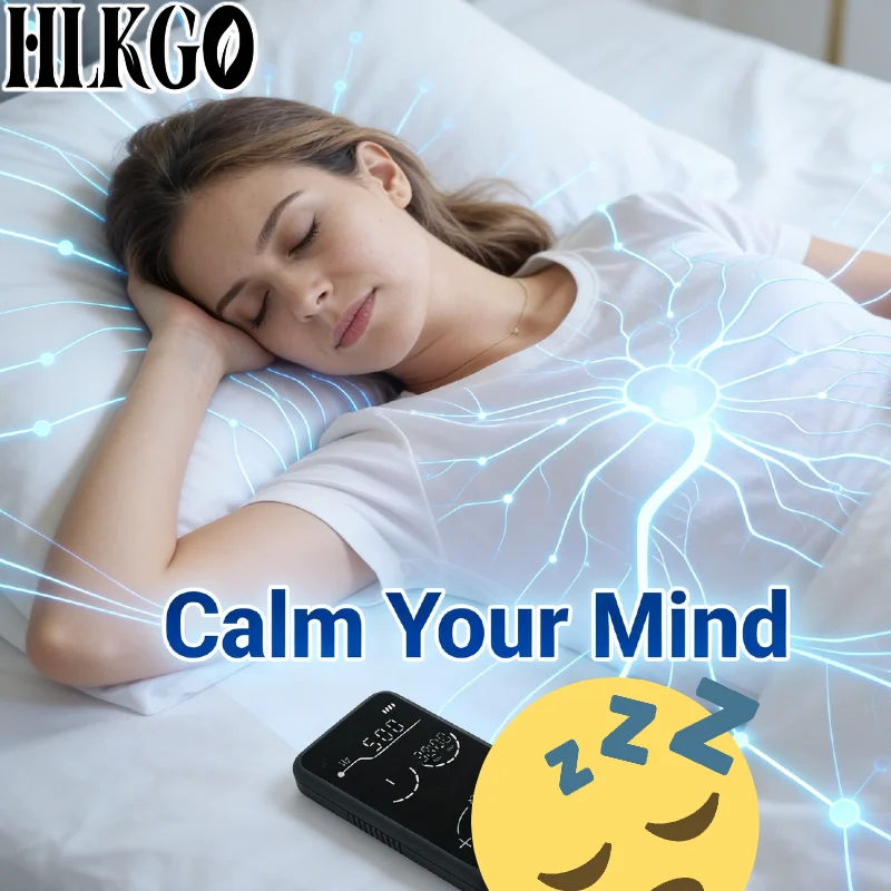 HLKGO Advanced Technology Vagus Nerve Stimulator, Sleep Aid for Reduce Anxiety Fast Calm Insomnia Relief Therapy