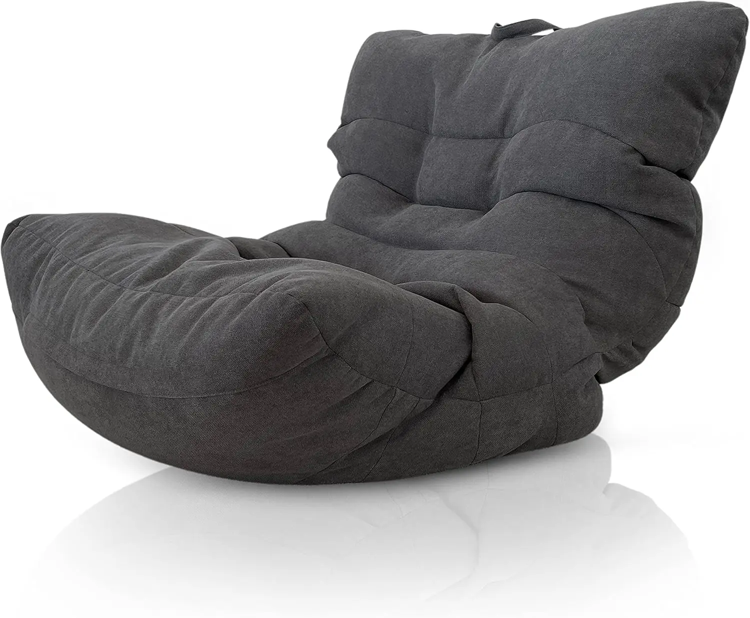 Puff Salon de Lujo XXL - Sofa Puf Gigante Moderno de Diseño - Modelos de Puffs o Bean Bag Chair Grandes con Relleno Incluido par