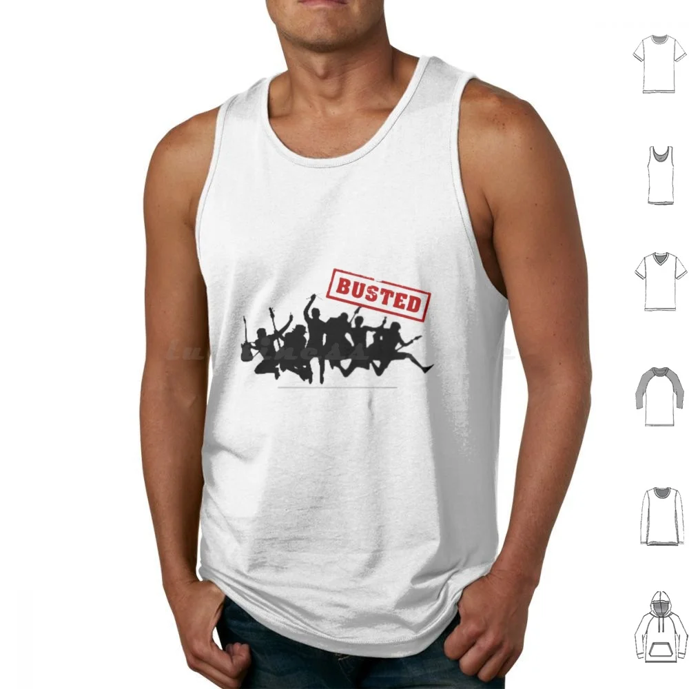 Busted Band Tank Tops Vest Sleeveless Busted Band Busted Tour Busted Tour 2023 Night Driver Busted A For Everyone Busted