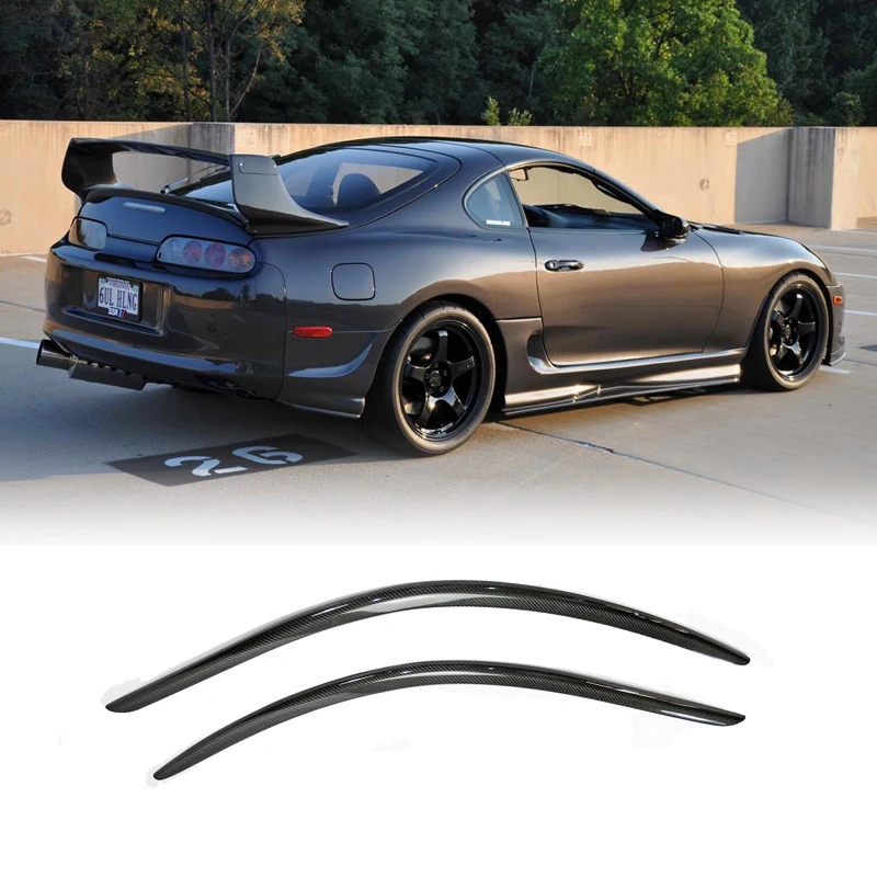 

For TOYOTA Supra JZA80 Wind Visor Deflector - Exterior Rain Shield, Driving Comfort Accessory