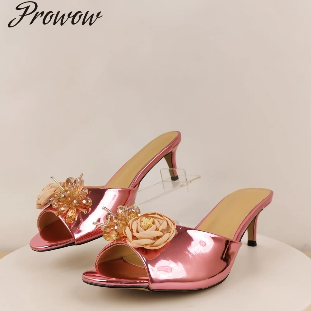 

Модные тапочки со стразами и круглой головкой, женская обувь Zapatos Mujer