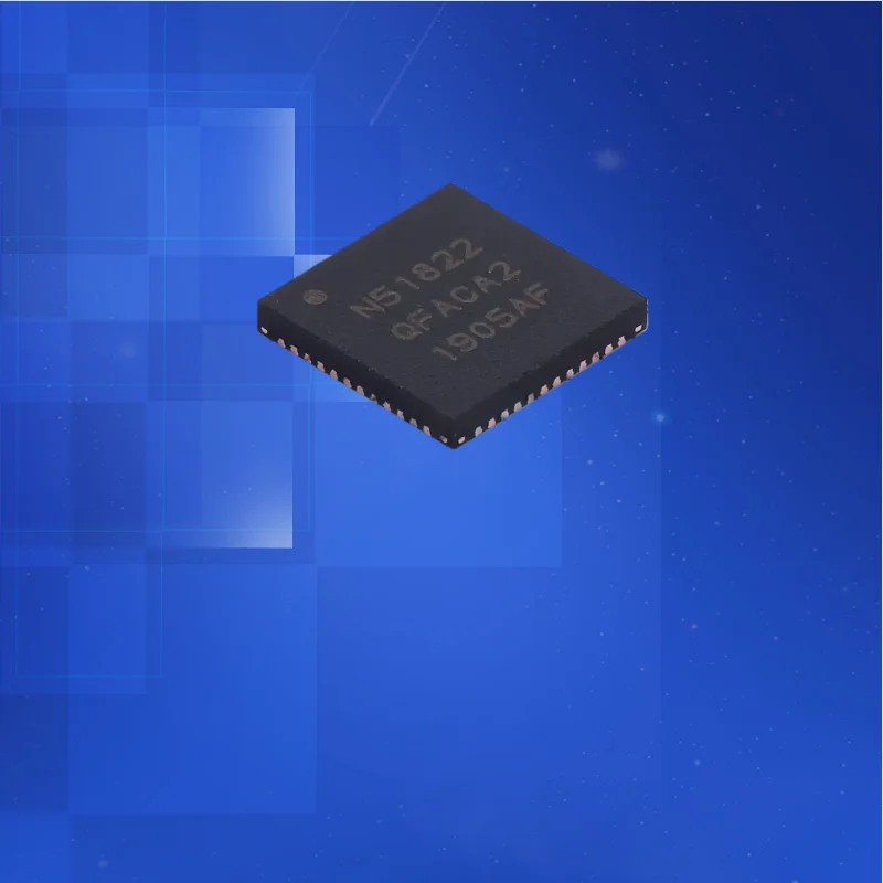 NRF51822-QFAC-R 2.4 جيجا هرتز-2.4835 جيجا هرتز 1.8 فولت-3.6 فولت