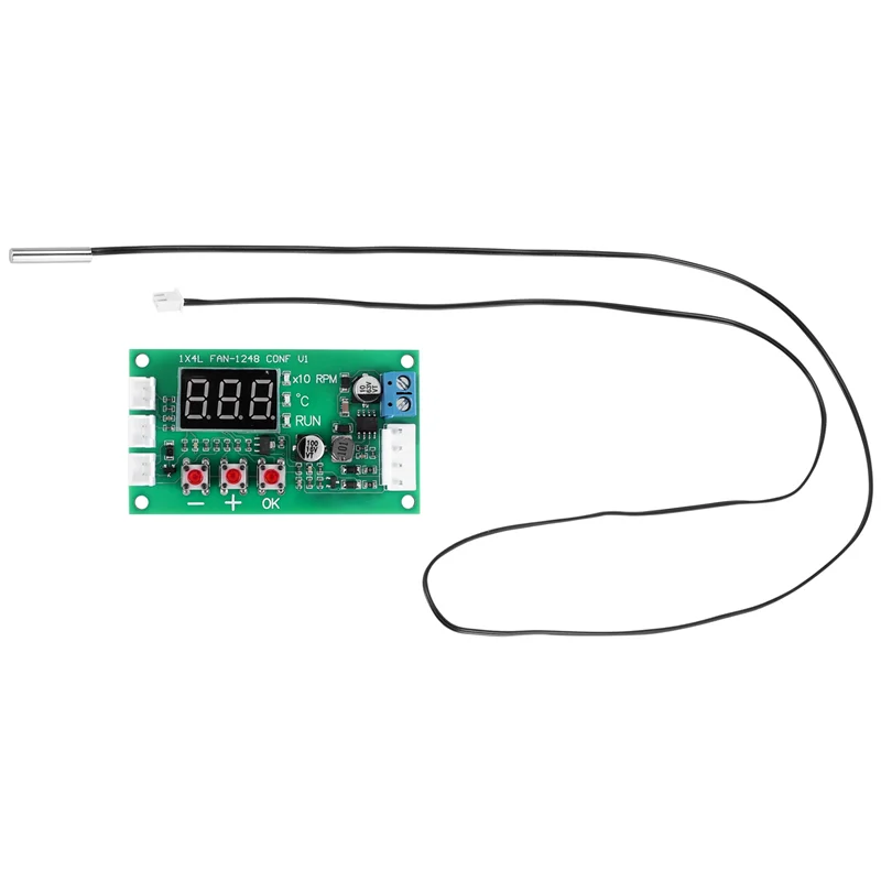 6X DC 12V 24V 48V 5A 2 3 4-przewodowy regulator obrotów wentylatora PWM Sterownik regulacji temperatury Obsługa wentylatorów EC EBM