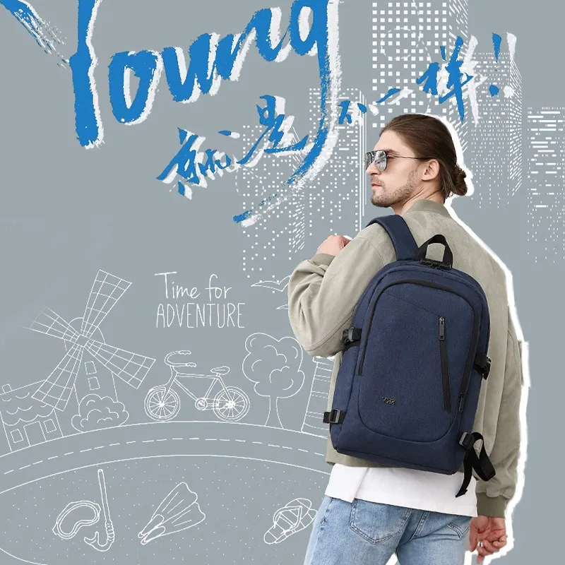 Zaini da uomo zaino impermeabile Oxford borsa per Computer da lavoro zaino da viaggio Casual zaino da scuola superiore da 16''