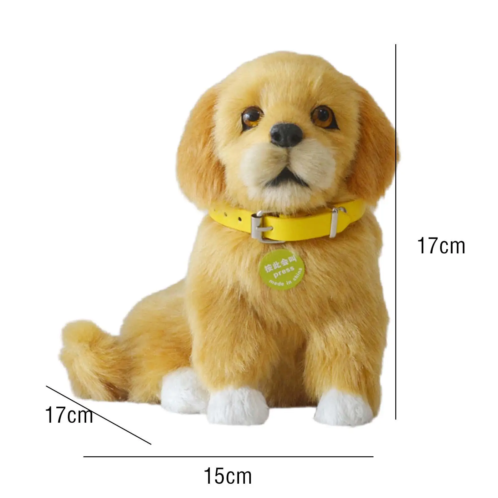 Juguete de peluche electrónico interactivo para cachorros, juguete electrónico creativo y animado para mascotas, regalo, fiesta, decoración del hogar, cumpleaños