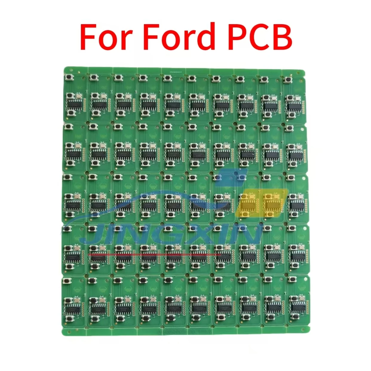 JINGXIN Ford PCB 433/315MHz Remote Key For Ford Focus 3 Mondeo C Max S Max Galaxy Fiesta  Blade Case 3 Buttons car Key pcb