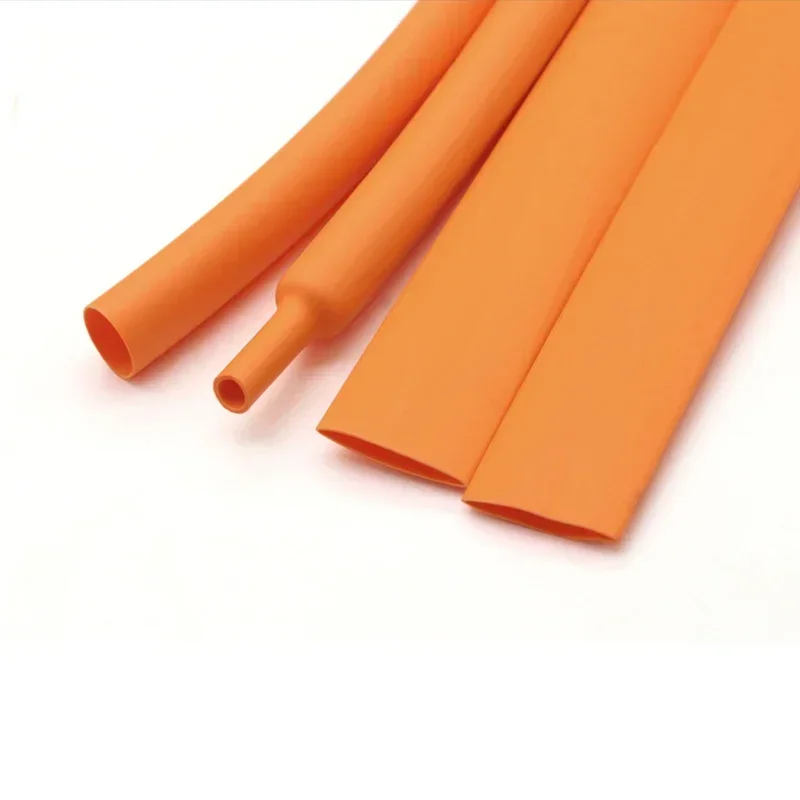 1 ~ 5m 2:1 Tubo Termoretraibile Termoretraibile Arancione Diametro 1mm ~ 50mm Riparazione Filo Cavo FAI DA TE Protezione Tubo Guaina Wrap